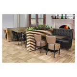 Luna Black Coffee Bench