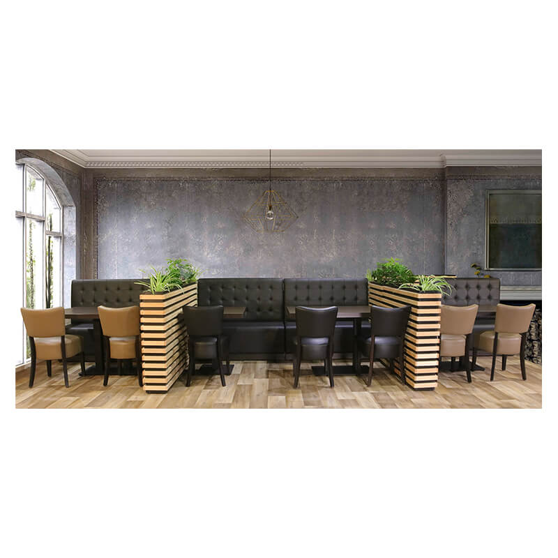 Luna Black Coffee Bench