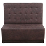 Banquette De Café Napoli Vintage Brun