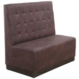 Banquette De Café Napoli Vintage Brun