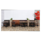 Banco de café safran antracite vintage