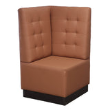 Banco de café Napoli Camel en ángulo