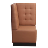 Banco de café Napoli Camel en ángulo