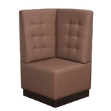 Banco de café Napoli Taupe en Angle