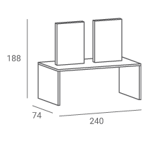 Coiffeuse REFLECTION central IV
