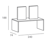 Coiffeuse REFLECTION central IV