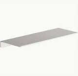 Tableta de acero inoxidable de 30 cm (cromo o acabado cepillado)