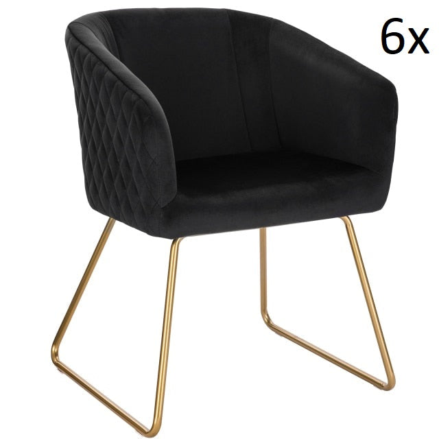 Lot 6x Chaises DIANA