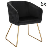 Lot 6x Chaises DIANA