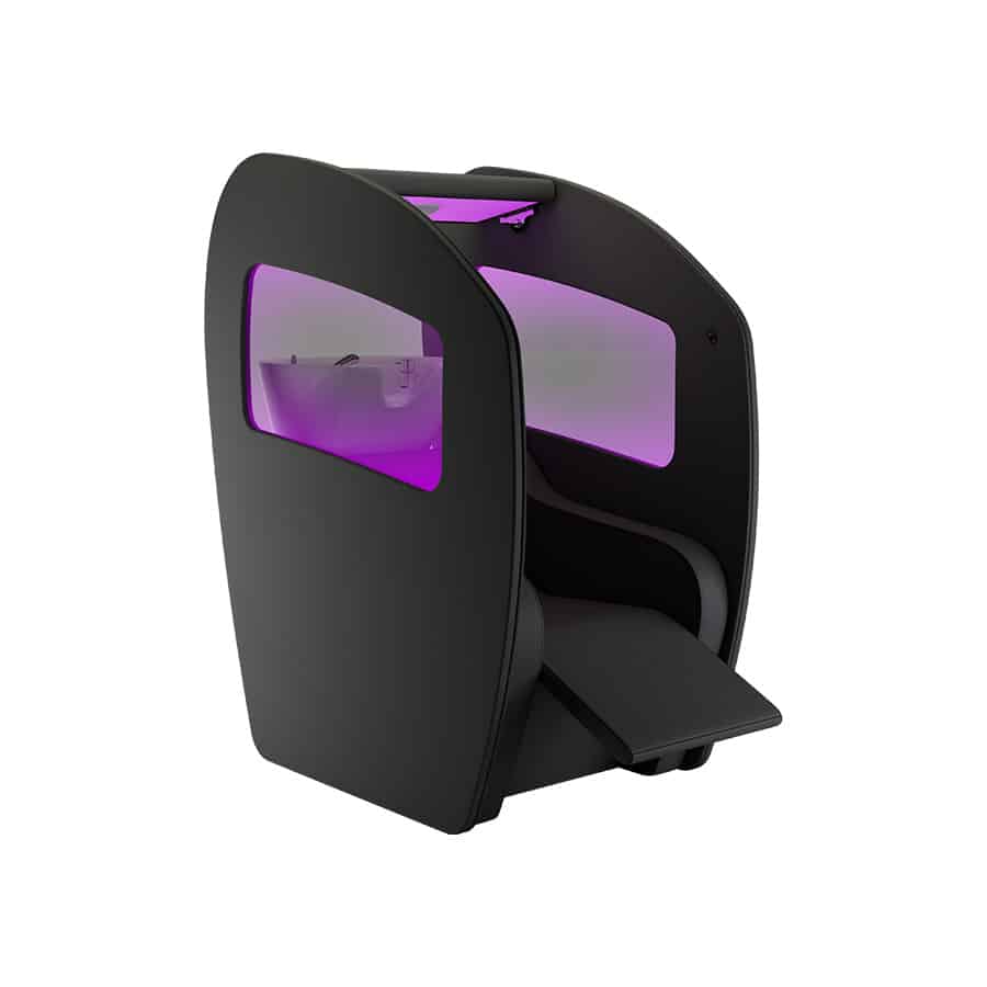 Silla de lavado de flora cromo