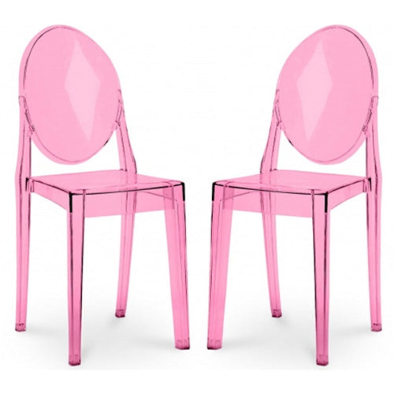 Lot 2x Chaises CRYSTA