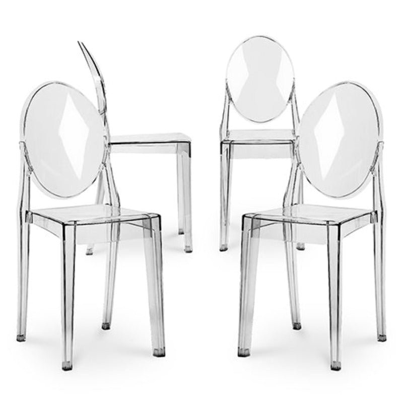 Lot 4x Chaises CRYSTA