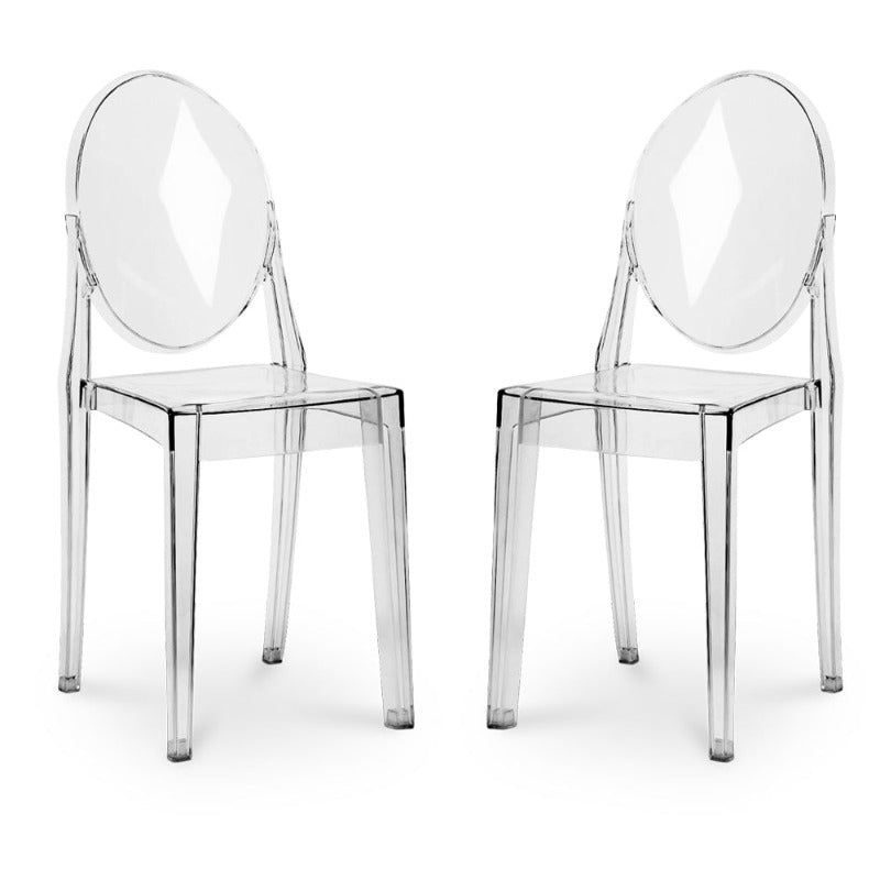 Lot 2x Chaises CRYSTA