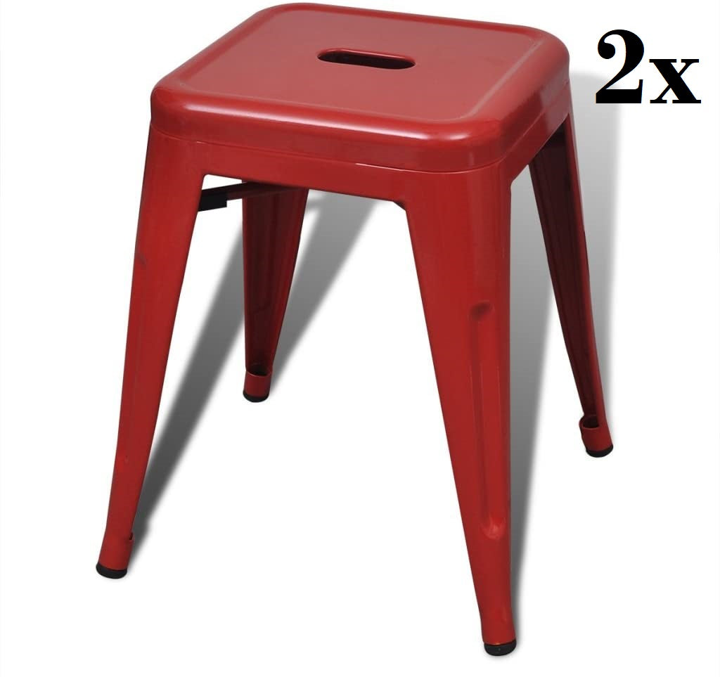 Lote 2x taburetes de anna