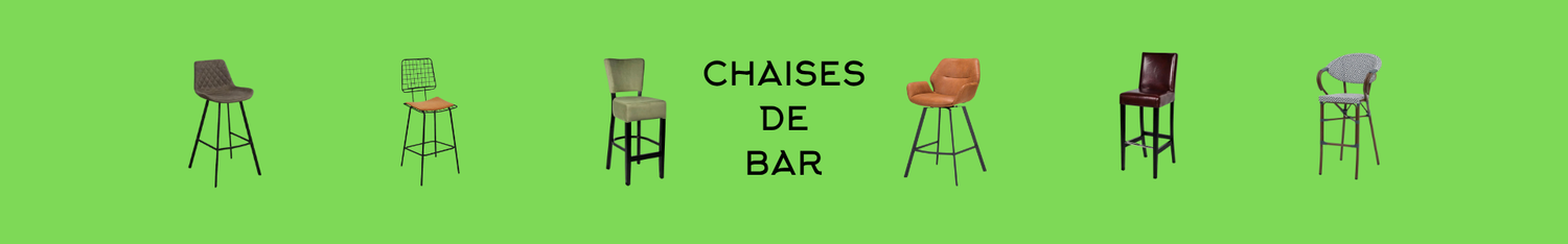 CHAISES DE BAR