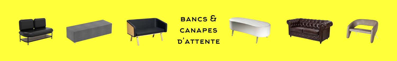 Bancos de espera y canapés