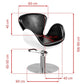 Fauteuil de Coiffure HELYOS Noir