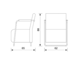 Fauteuil d'Attente CU29