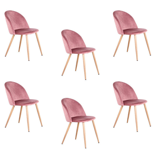 lot de chaises roses