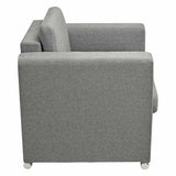 Fauteuil gris foncé tissu