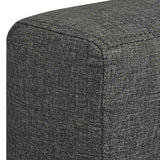 Fauteuil gris foncé tissu