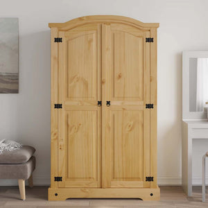 Garde-robe avec 2 portes Gamme Corona pin mexicain