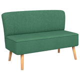 Canapé 117x55,5x77 cm Tissu Vert