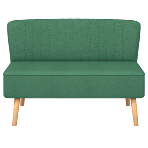 Canapé 117x55,5x77 cm Tissu Vert
