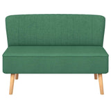 Canapé 117x55,5x77 cm Tissu Vert