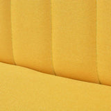Canapé 117x55,5x77 cm Tissu Jaune