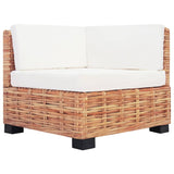 Ensemble de canapés 27 pcs Rotin naturel