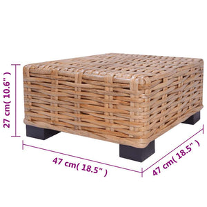 Ensemble de canapés 16 pcs Rotin naturel