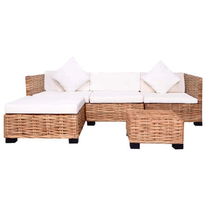 Ensemble de canapés 14 pcs Rotin naturel