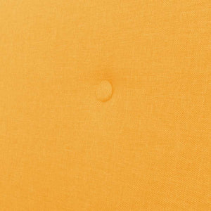 Canapé à 3 places Tissu Jaune