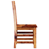 Chaises à manger lot de 4 bois massif