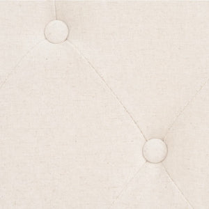 Ensemble de canapés 2 pcs tissu blanc crème