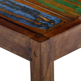 Tabourets de bar lot de 2 bois massif de récupération