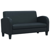 Ensemble de canapés 2 pcs cuir synthétique noir