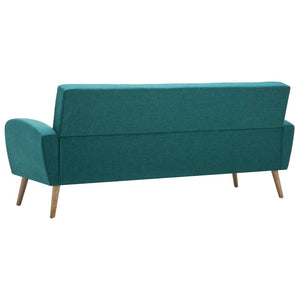 Canapé à 3 places Tissu Vert