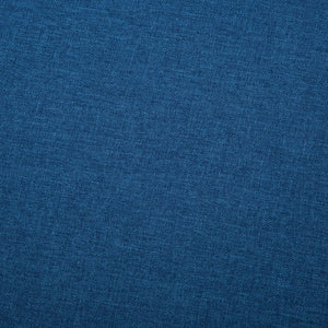 Canapé à 3 places Tissu Bleu