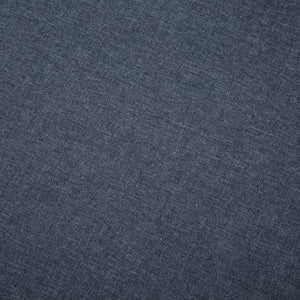 Canapé en forme de L revêtement en tissu gris foncé