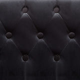 Fauteuil noir velours