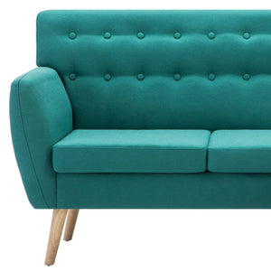 Canapé d'angle revêtement en tissu 171,5x138x81,5 cm vert