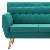 Canapé d'angle revêtement en tissu 171,5x138x81,5 cm vert