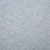 Canapé d'angle revêtement en tissu 171,5x138x81,5 cm gris clair