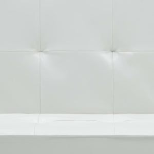 Canapé-lit Similicuir Blanc