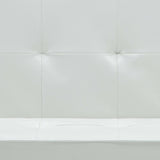 Canapé-lit Similicuir Blanc
