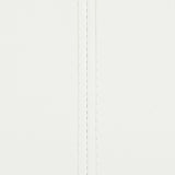 Chaises à manger cantilever lot de 6 blanc similicuir