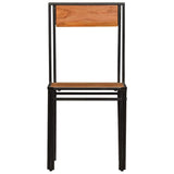 Chaises à manger lot de 4 bois d'acacia massif