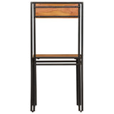 Chaises à manger lot de 4 bois d'acacia massif